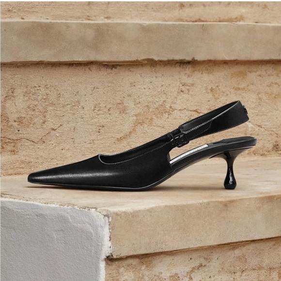 Jimmy Choo Amel 50 Nappa Sling Back Pumps - Picture 2 of 11